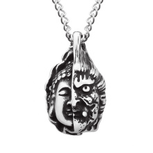 High End Fashion Stainless Steel Saint Buddha Acero Inoxidable Arabic Necklace Jewelry Necklace